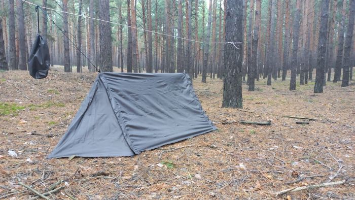 Тент - намет Lezhka коричневий