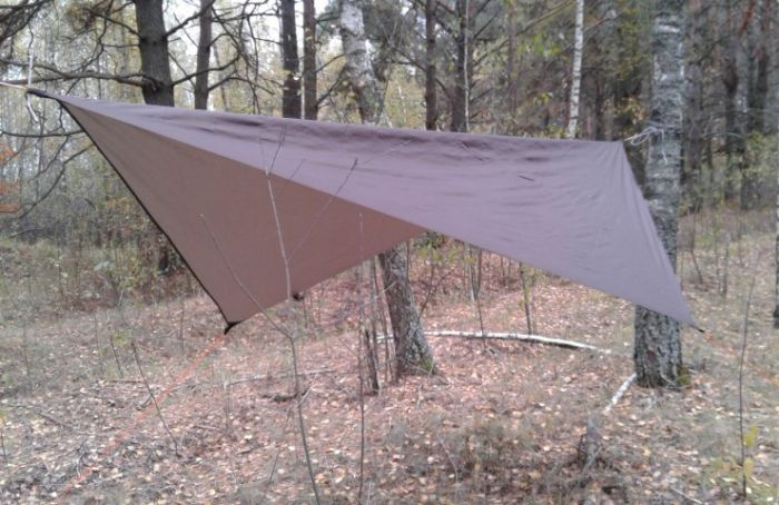 Туристичний тент Asket коричневий