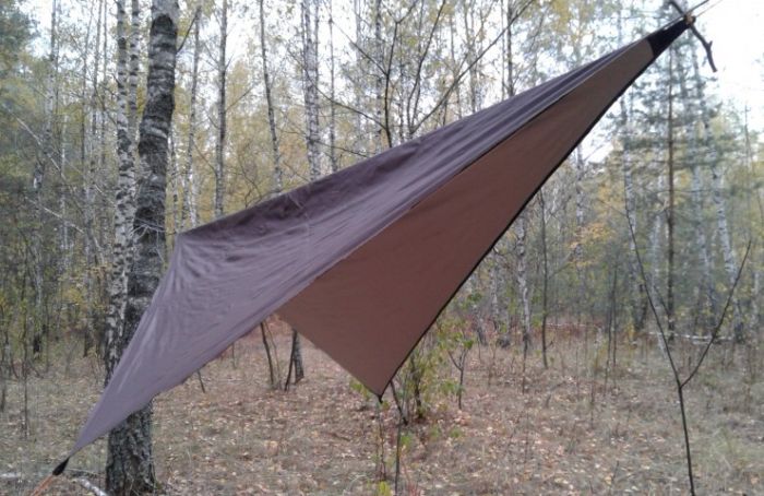 Туристичний тент Asket коричневий