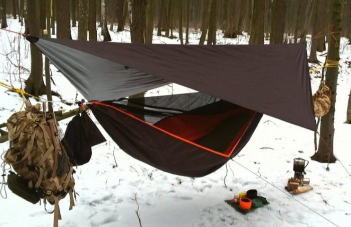 Туристичний тент Asket коричневий