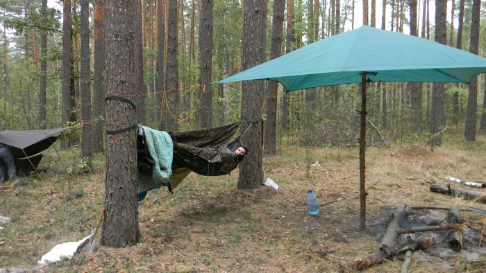 Туристичний тент Naim зелений