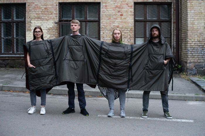 Комплект 18 в 1 Пончо Felon Urban + Жилет трансформер Berloga Wing