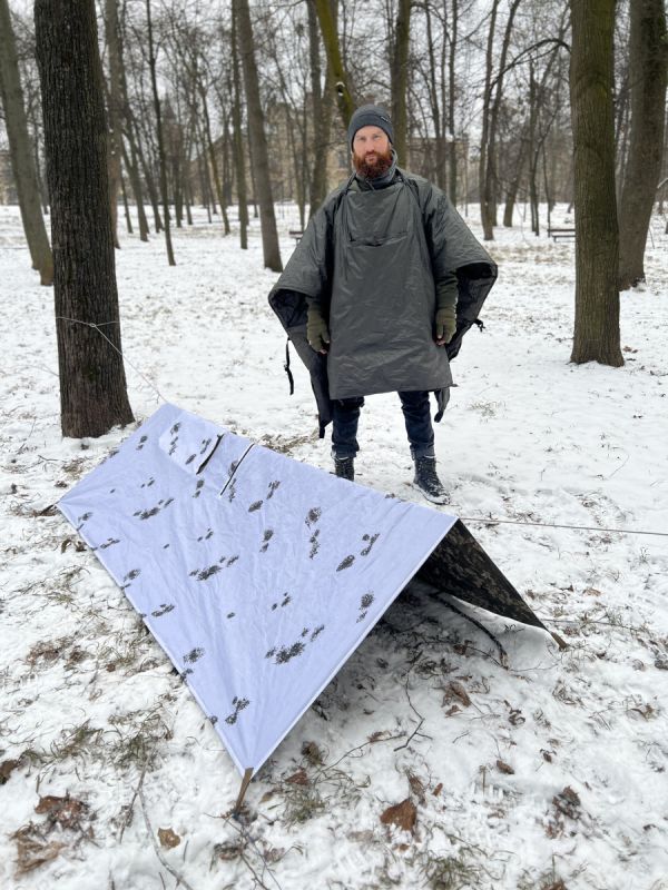 8 в 1 Пончо трансформер Felon Army (мм14 - "ляпка")